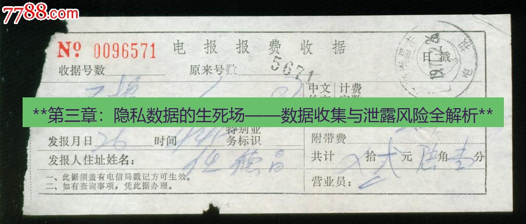 电报中文 **第三章：隐私数据的生死场——数据收集与泄露风险全解析**